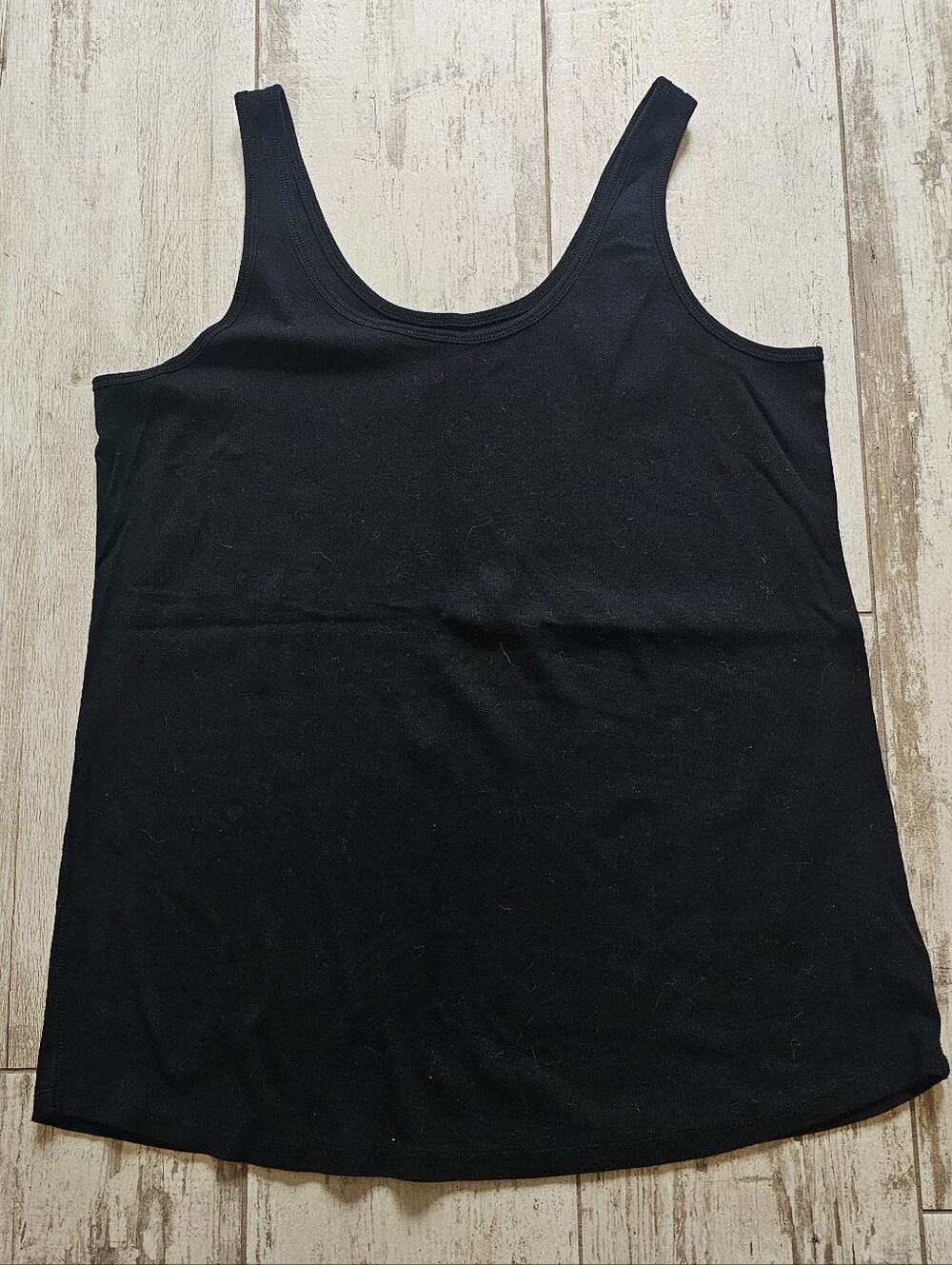 Lane Bryant Classic Black Scoop Neck Tank Top - Women's Essential 22/24